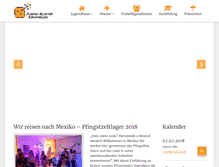 Tablet Screenshot of jugend-kloster.de
